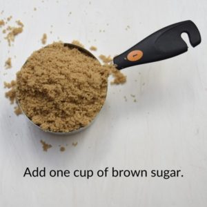 Add brown sugar