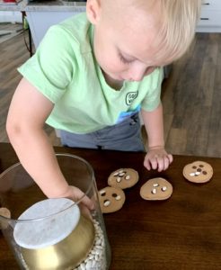 Kid with cookies