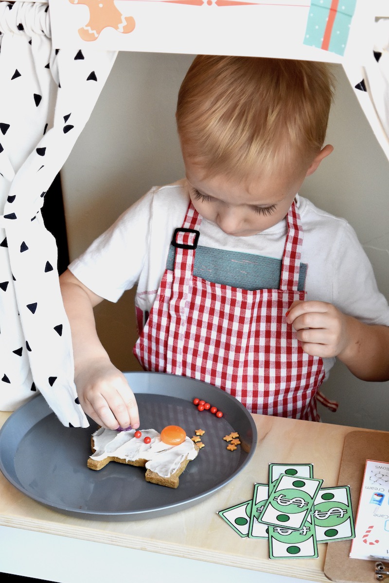 decorate polar express train cookies