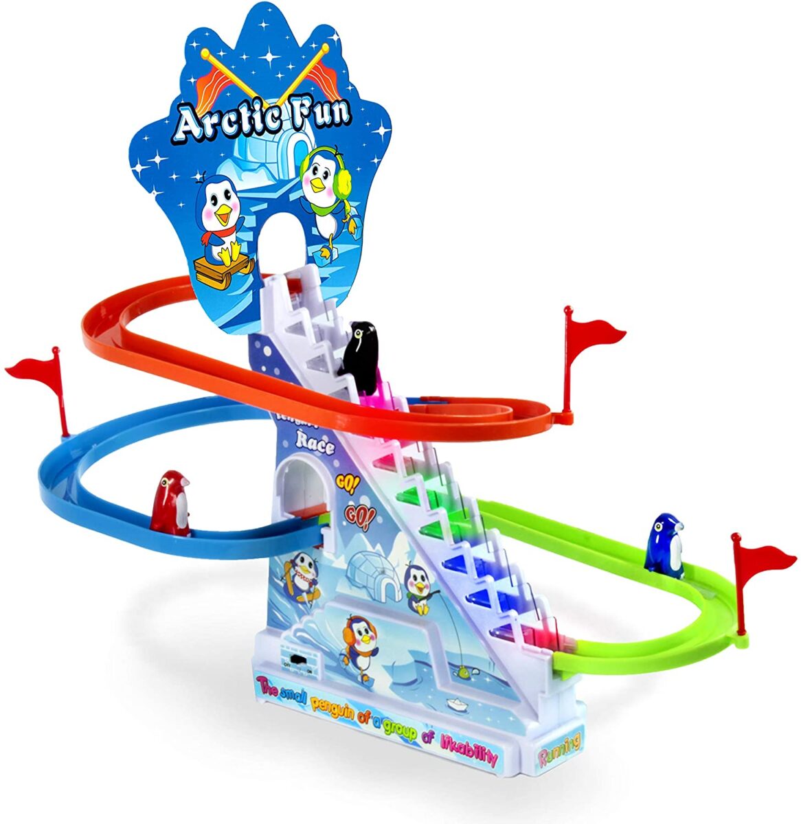 penguin race roller coaster