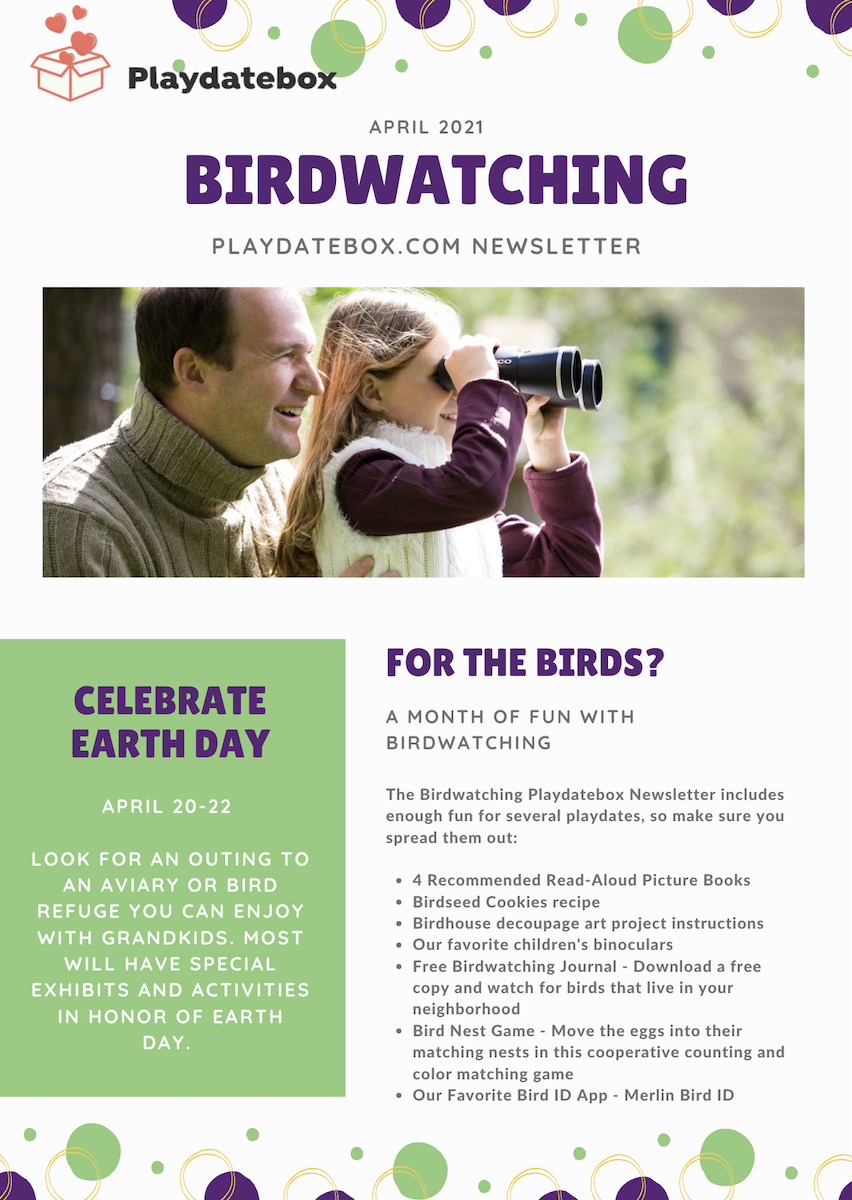 playdatebox birdwatching newsletter