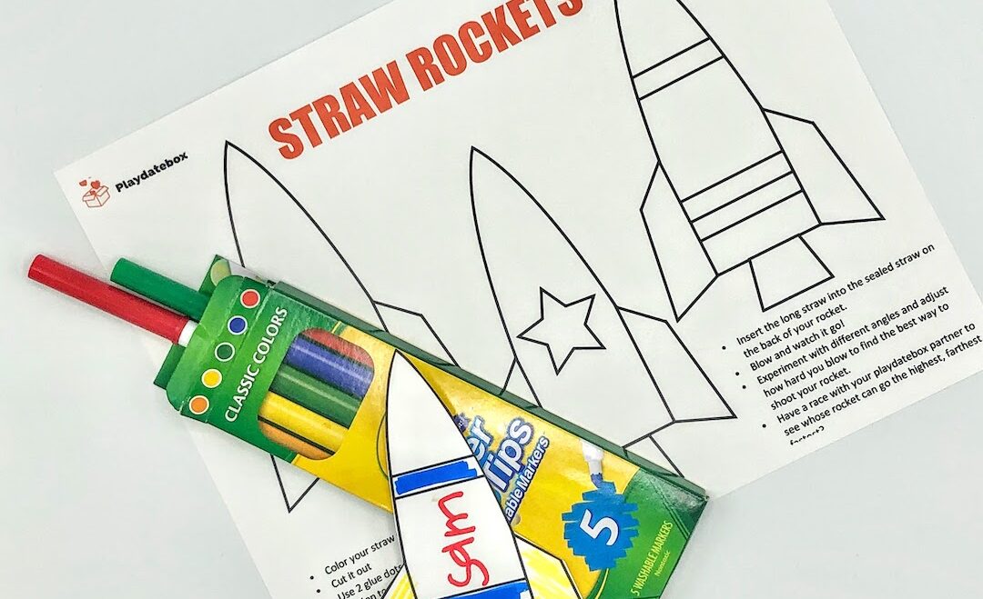 Straw Rockets: Instructions and Free Printable