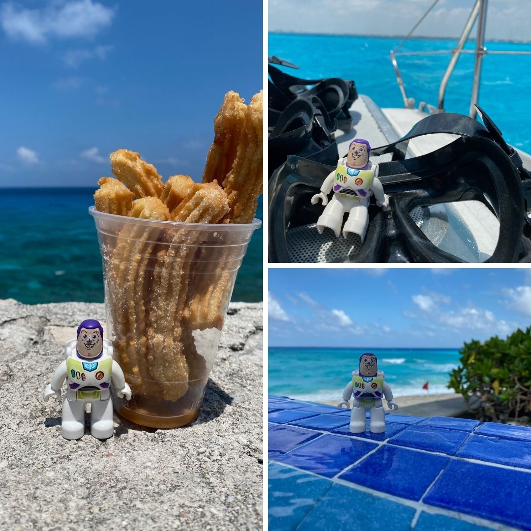 Buzz Lightyear Visiting Cancun