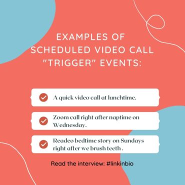 Triggered events checklist - Improving FaceTime Calls with Grandchildren
