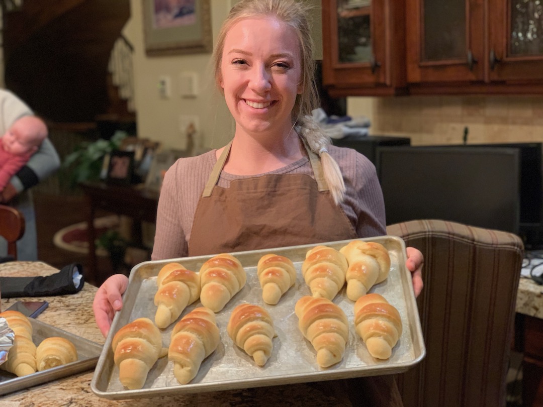 baking with grandma