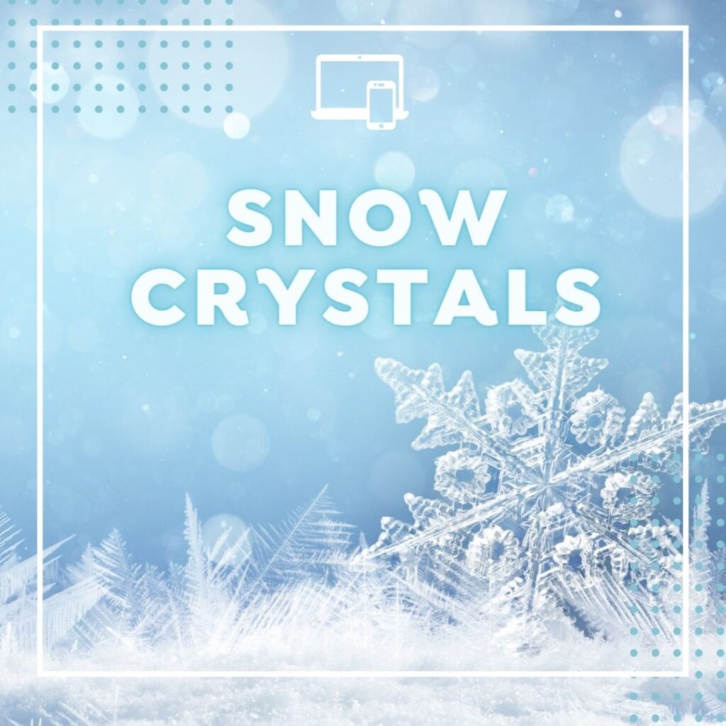 snow crystals playdatebox