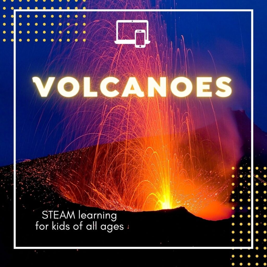 erupting volcano Playdatebox image