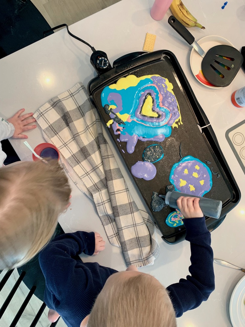 This Pancake Art Kit Lets You Make Adorable Pancakes Right On Your  Blackstone Kids Activities Blog